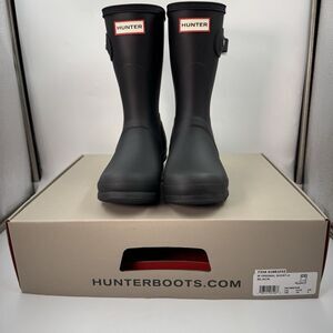 Hunter Women's Original Short Boot  Black Matte US 7 Waterproof, Rain Boot New